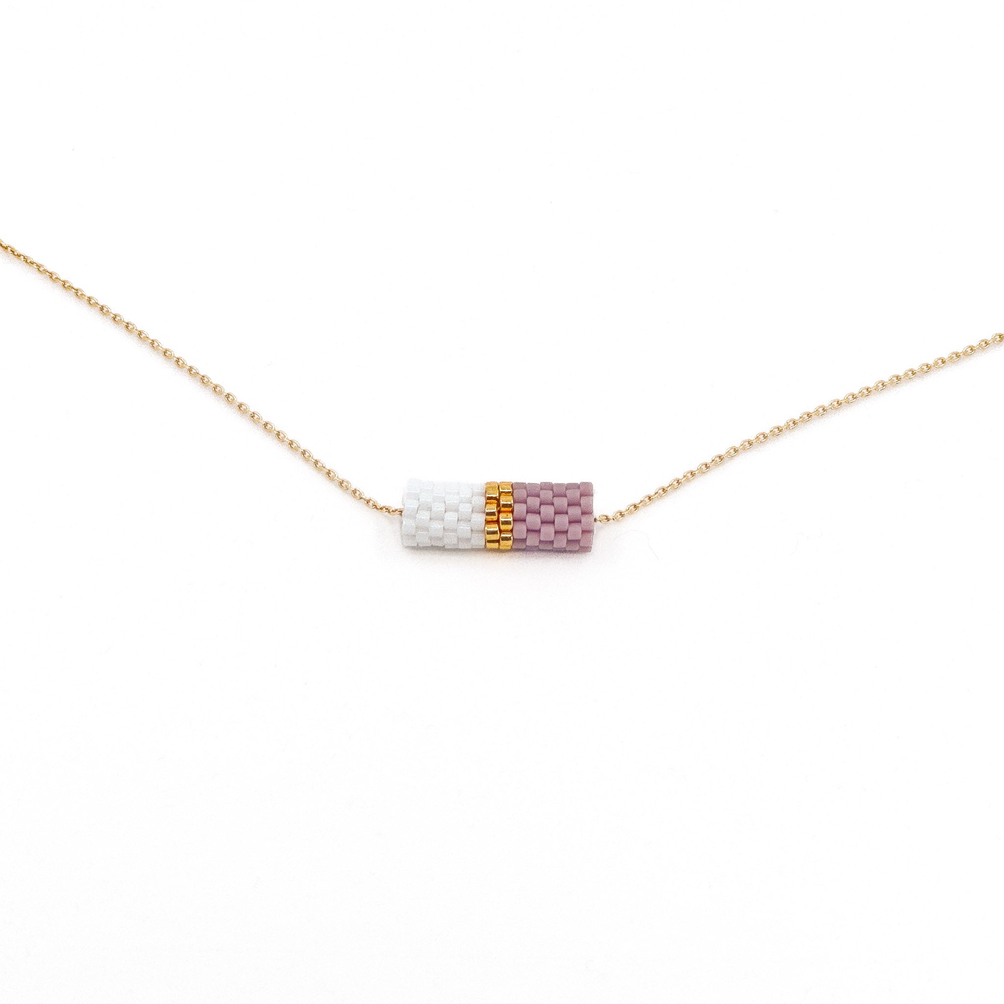 Eight Take - mini tube necklace