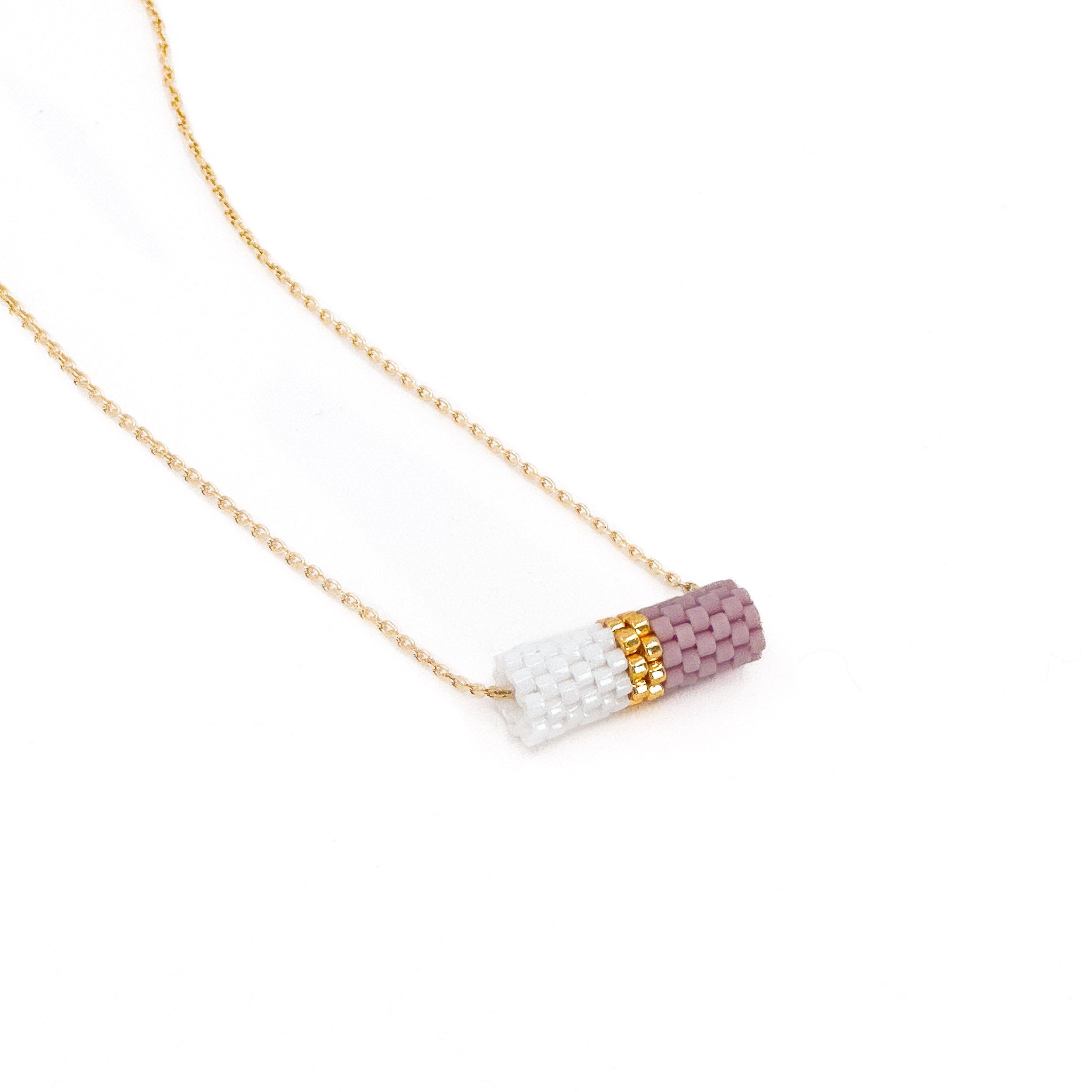 Eight Take - mini tube necklace