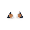 Fifth Take - midi stud or clip-on earrings