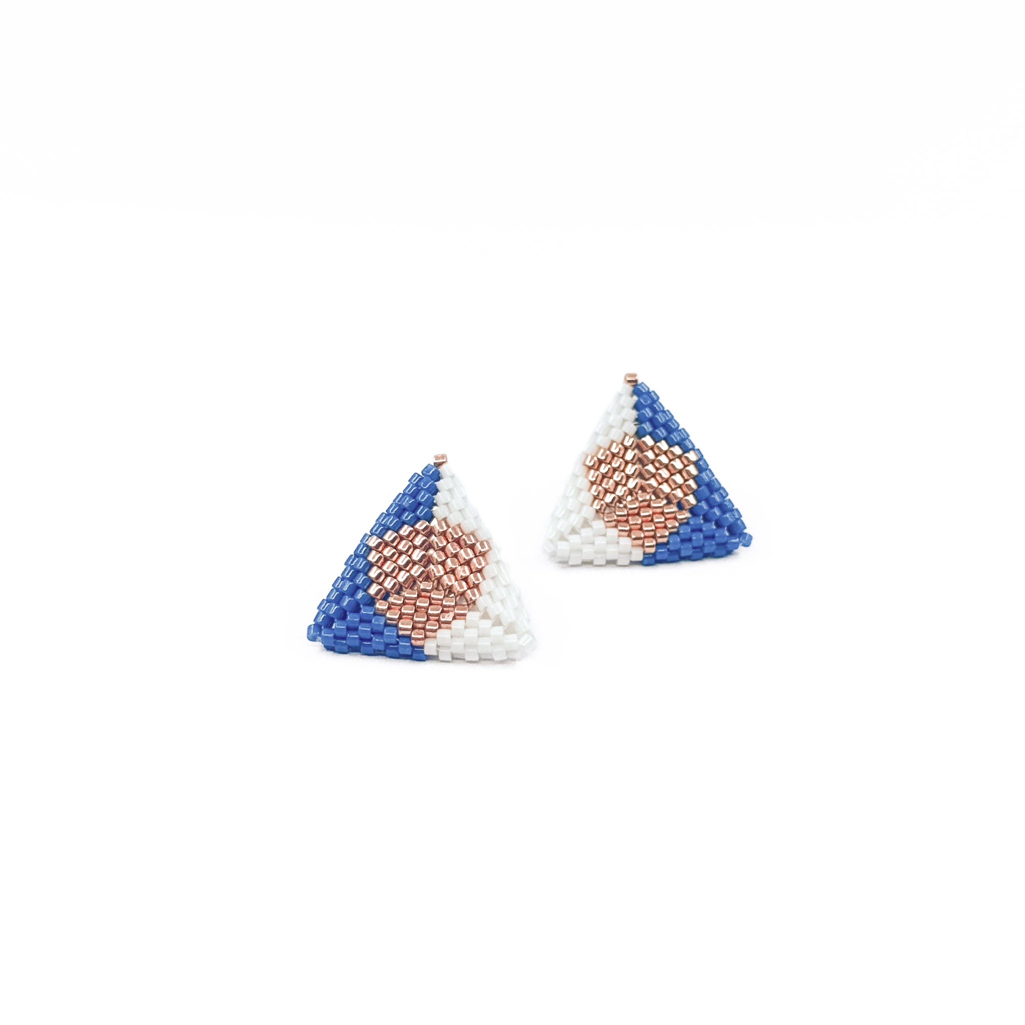 Seventh Take - midi stud or clip-on earrings