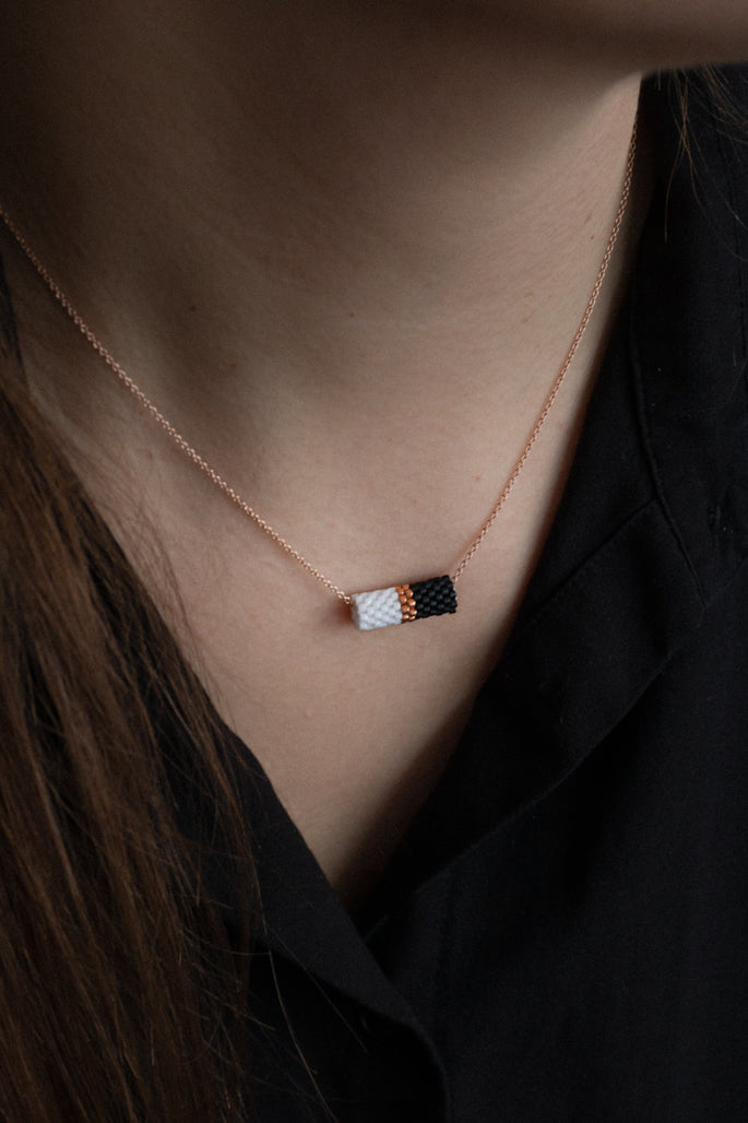 Sixth Take - mini tube necklace