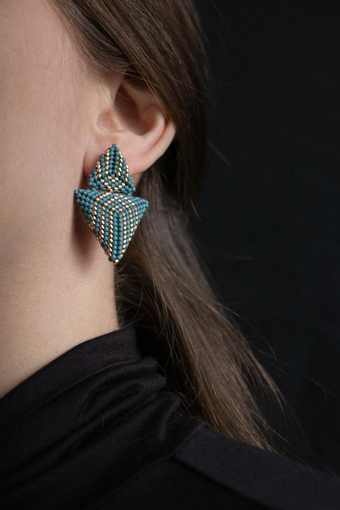 Keepsake - maxi drop or clip-on earrings