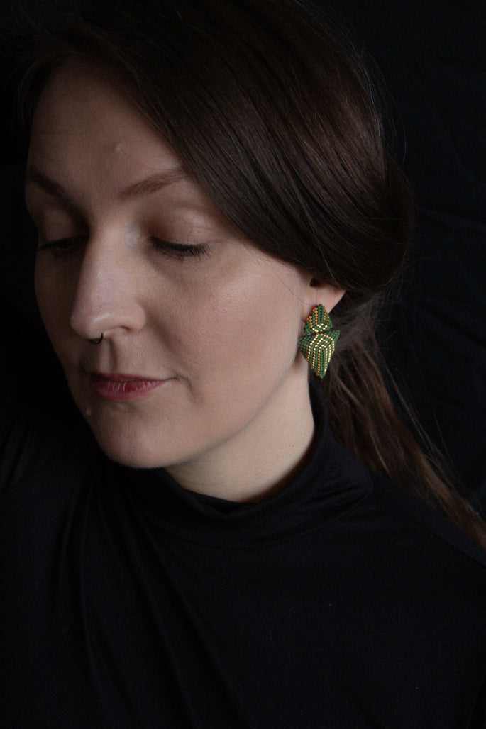 Keepsake - maxi drop or clip-on earrings