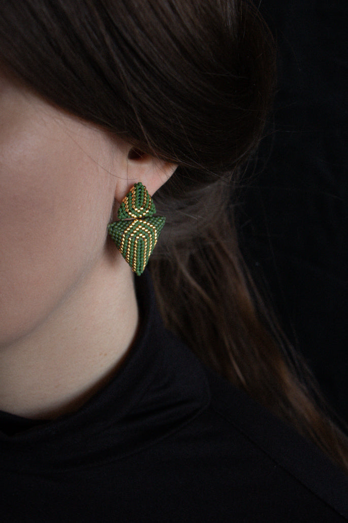 Keepsake - maxi drop or clip-on earrings